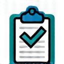 Clipboard with checkmark icon for quality assurance
