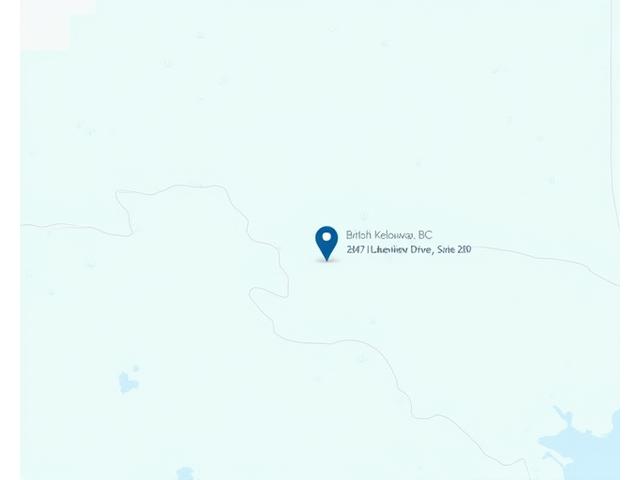 Map showing the location of SplashGuard Creations office in Kelowna, BC